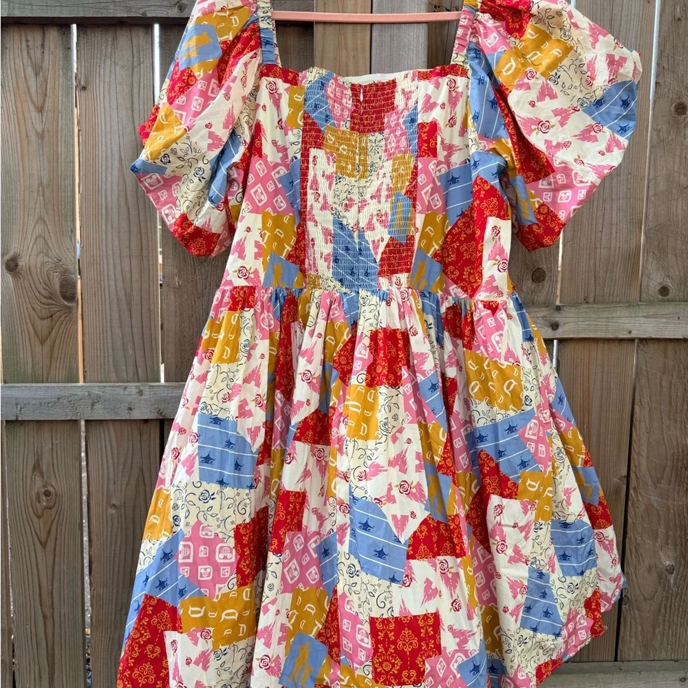 Disney parks Colorful Patchwork Dress - Picture 2 of 9